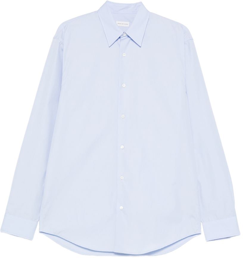 Dries van Noten Shirts Blue Blauw