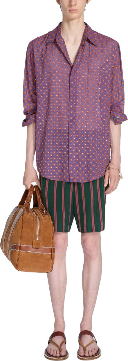 Dries van Noten Shirts Orange Paars