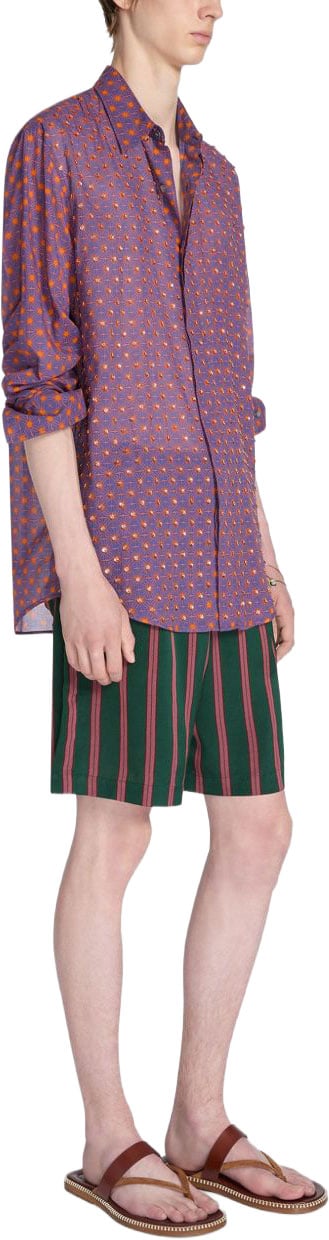 Dries van Noten Shirts Orange Paars
