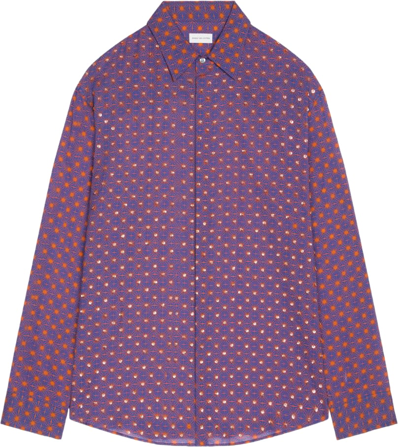 Dries van Noten Shirts Orange Paars
