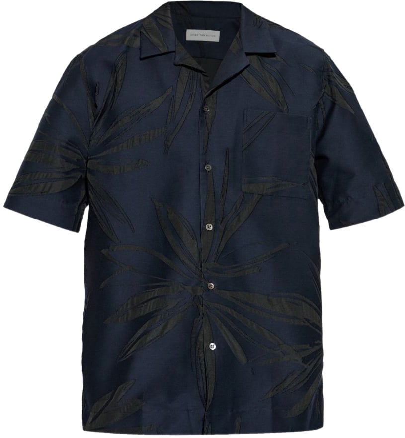 Dries van Noten Shirts Blue Blauw