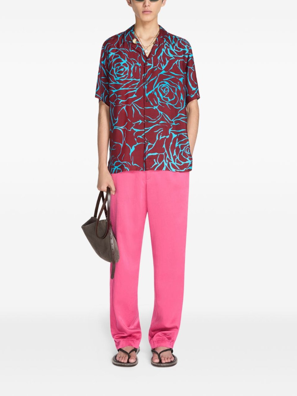 Dries van Noten Shirts Burgundy Paars