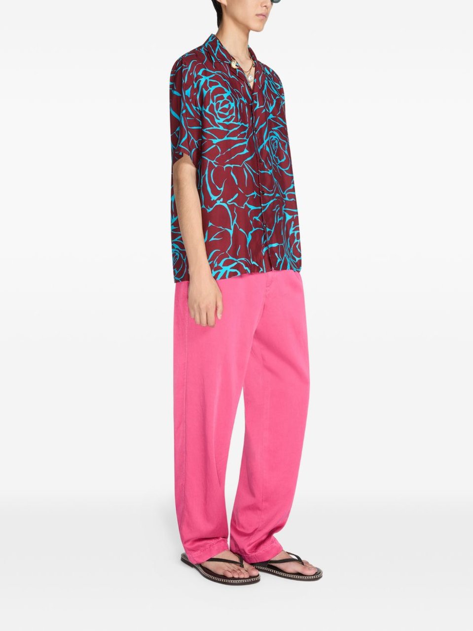 Dries van Noten Shirts Burgundy Paars