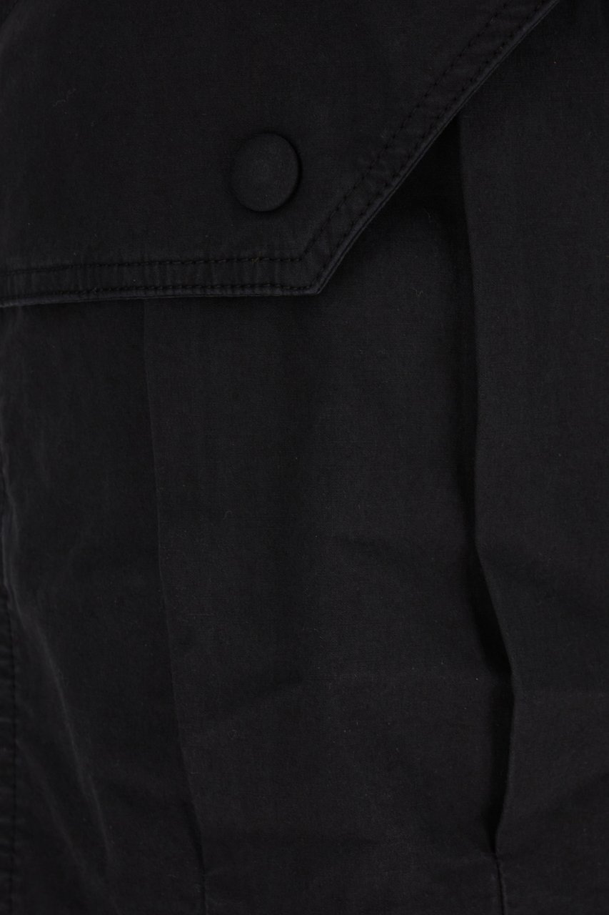 Dries van Noten Dries Van Noten Black stretch cotton pants Zwart