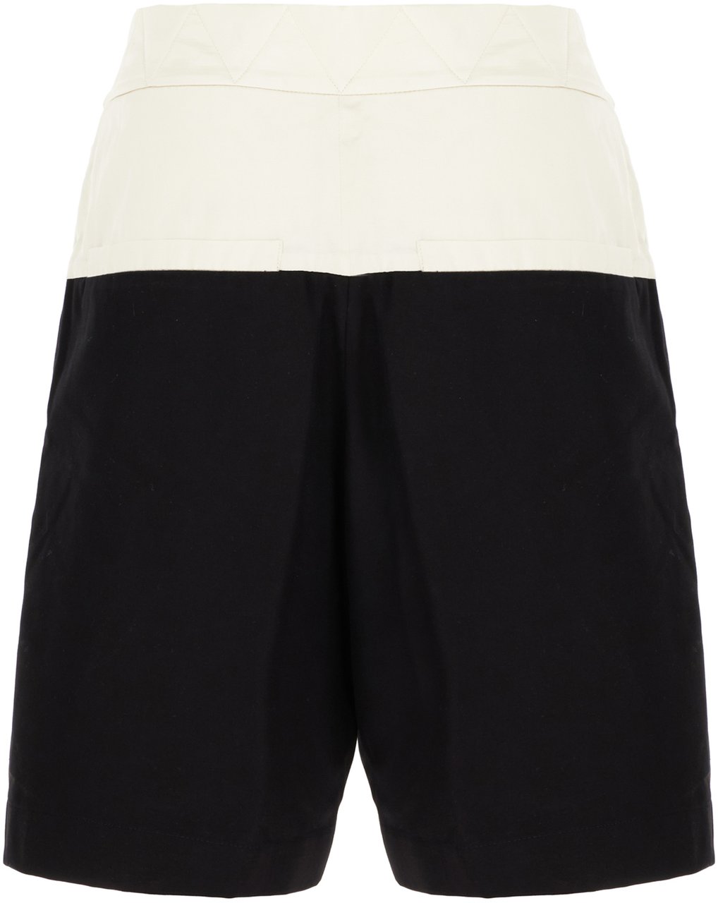 Dries van Noten Dries Van Noten Two-tone cotton blend bermuda shorts Divers