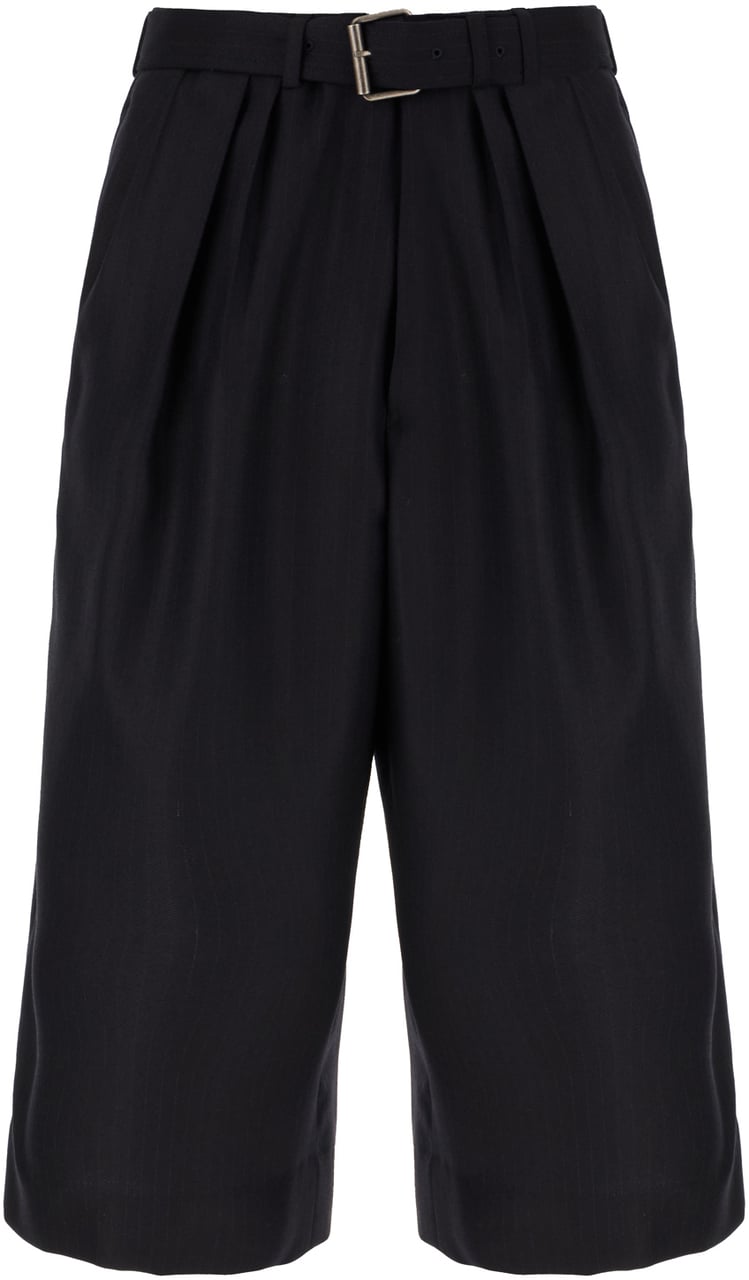 Dries van Noten Dries Van Noten Black wool bermuda shorts Zwart