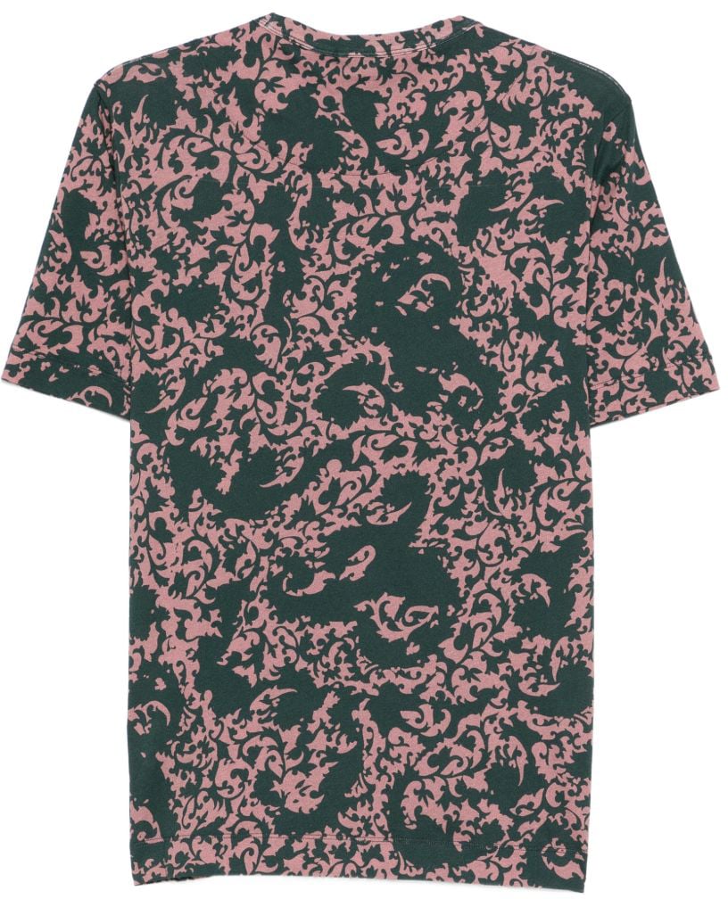 Dries van Noten T-Shirts And Polos Old Pink Donkergroen