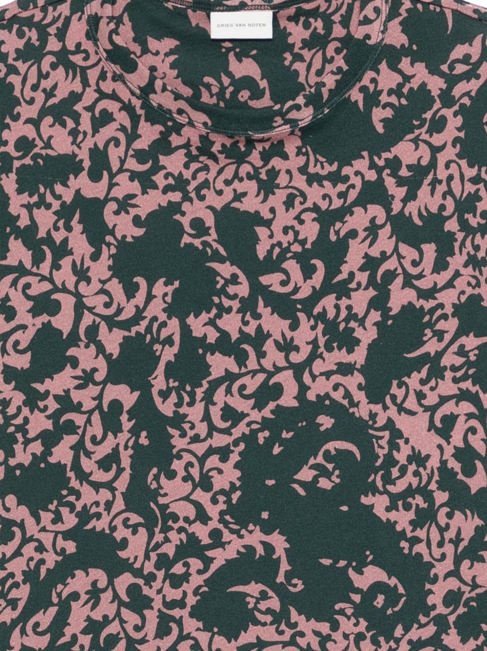 Dries van Noten T-Shirts And Polos Old Pink Donkergroen