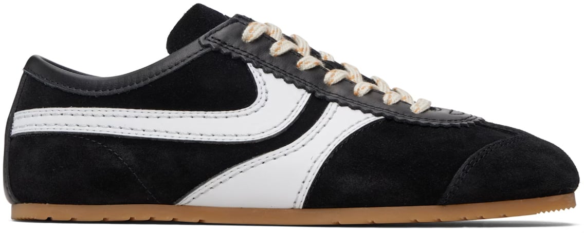 Dries van Noten Sneaker Black/white Wit