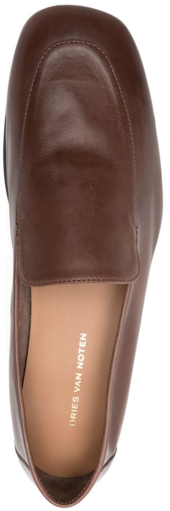 Dries van Noten Flat Shoes Dark Brown Bruin