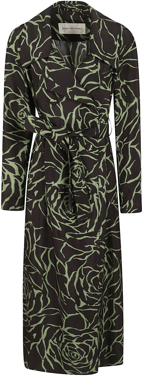 Dries van Noten DRIES VAN NOTEN ROLANA 3244 W.W.COAT Zwart