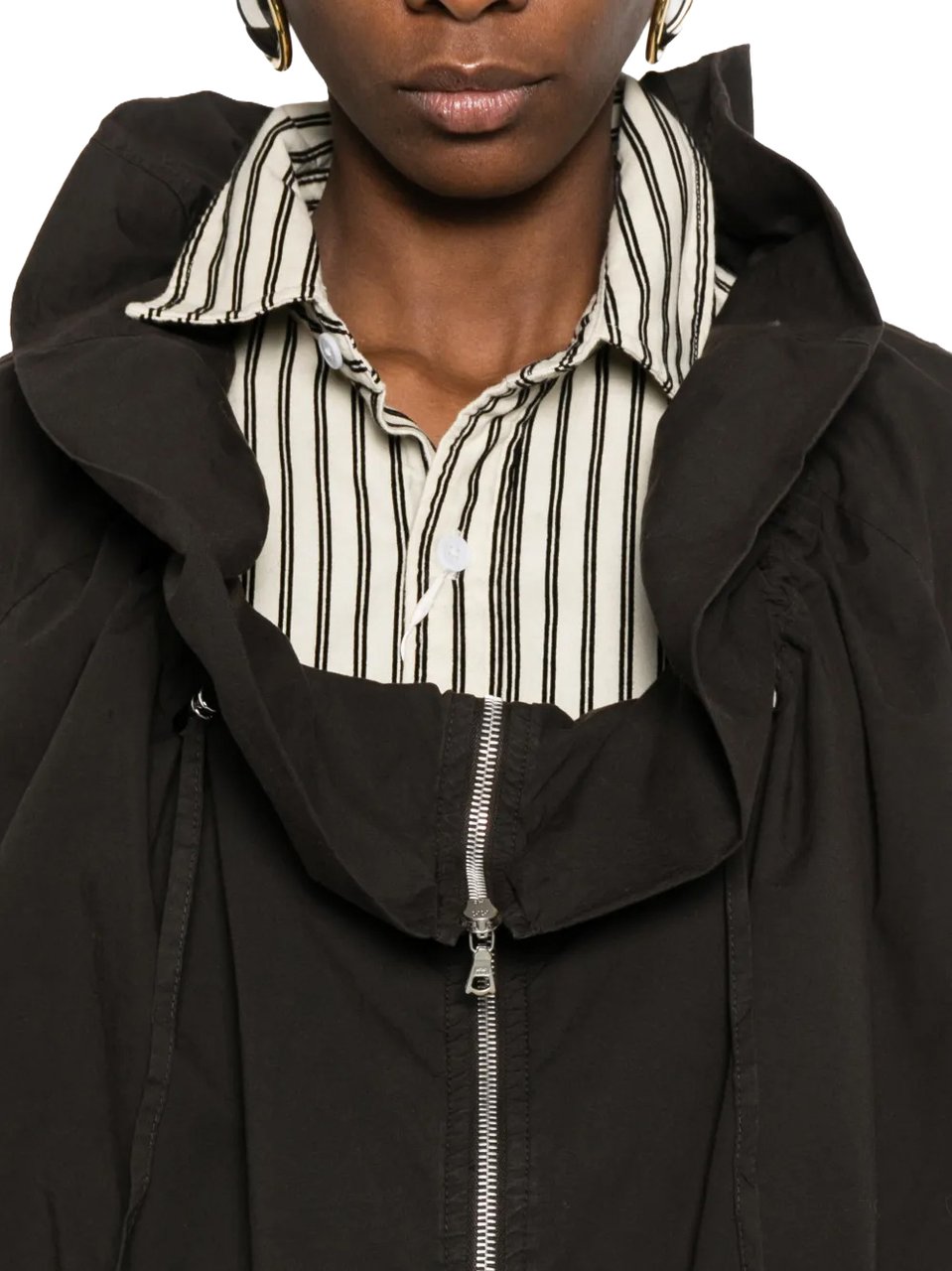 Dries van Noten Voly Jacket Dark Brown Bruin