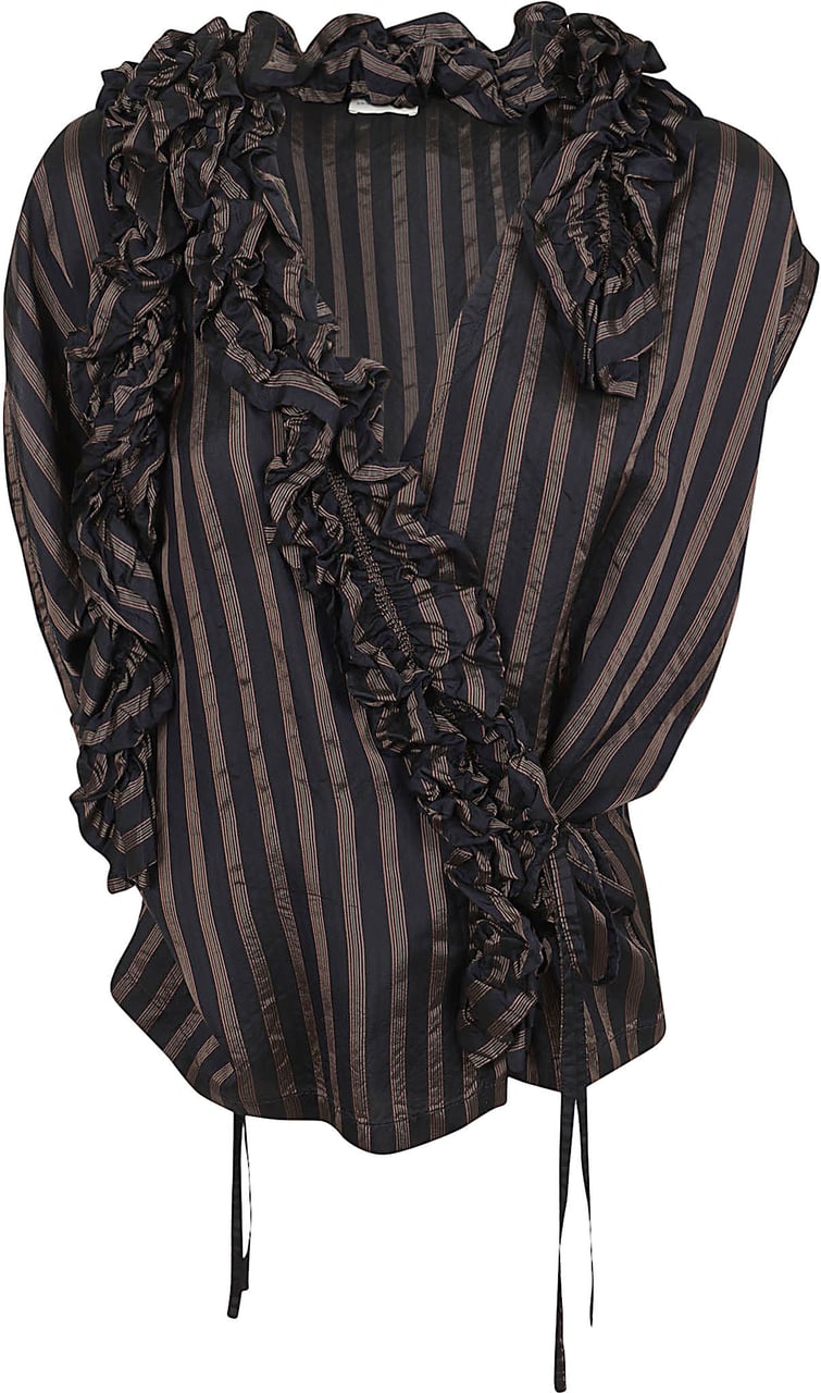 Dries van Noten DRIES VAN NOTEN CLEMATIS BIS 3276 W.W.SHIRT Lichtblauw