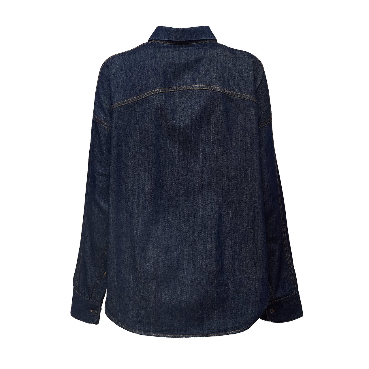 Dries van Noten Cotton Casio Den Denim Shirt Zwart