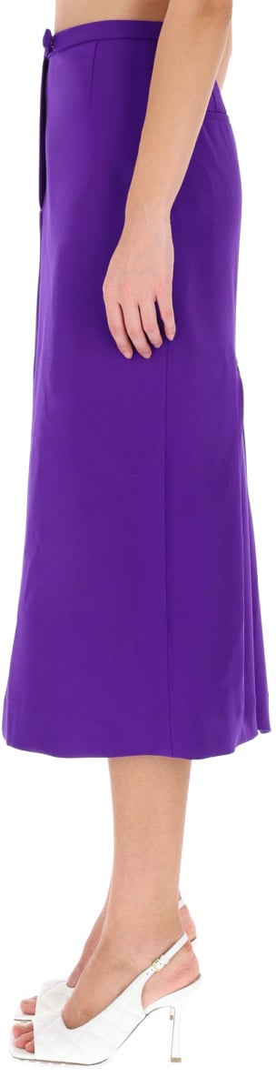Dries van Noten MIDI SKIRT "SANDORA" Paars