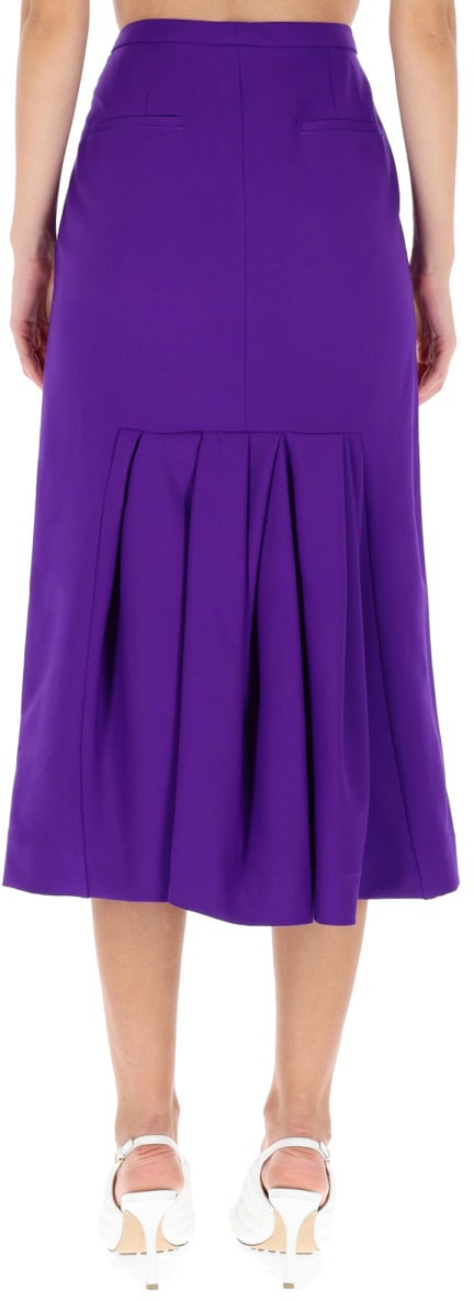 Dries van Noten MIDI SKIRT "SANDORA" Paars