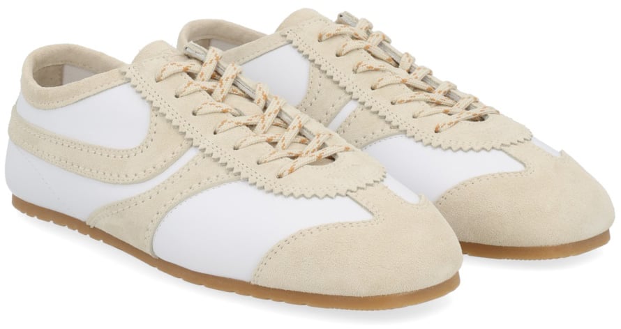Dries van Noten SUEDE SNEAKER Wit