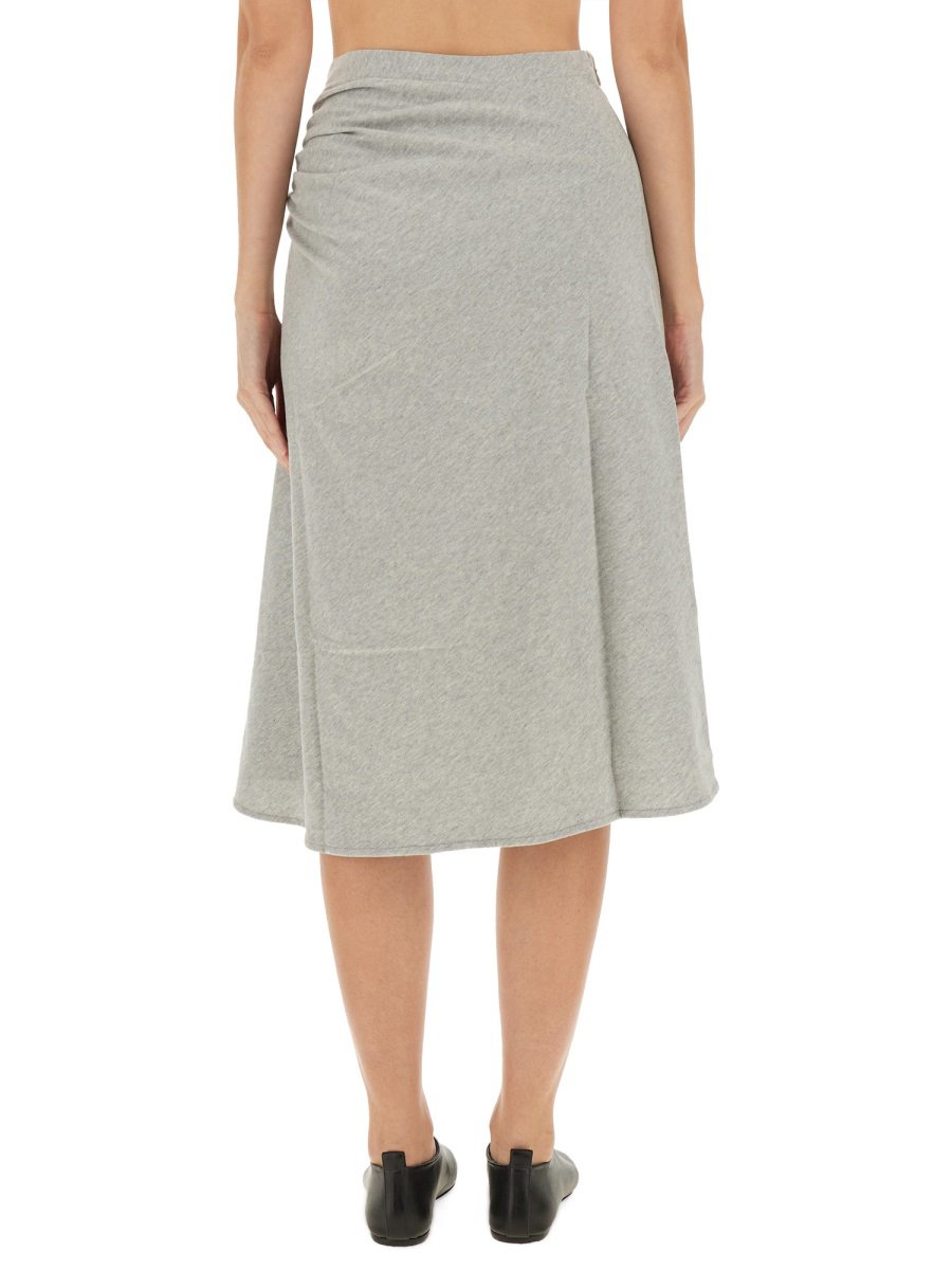 Dries van Noten DRAPED "HEVIRA" SKIRT Grijs