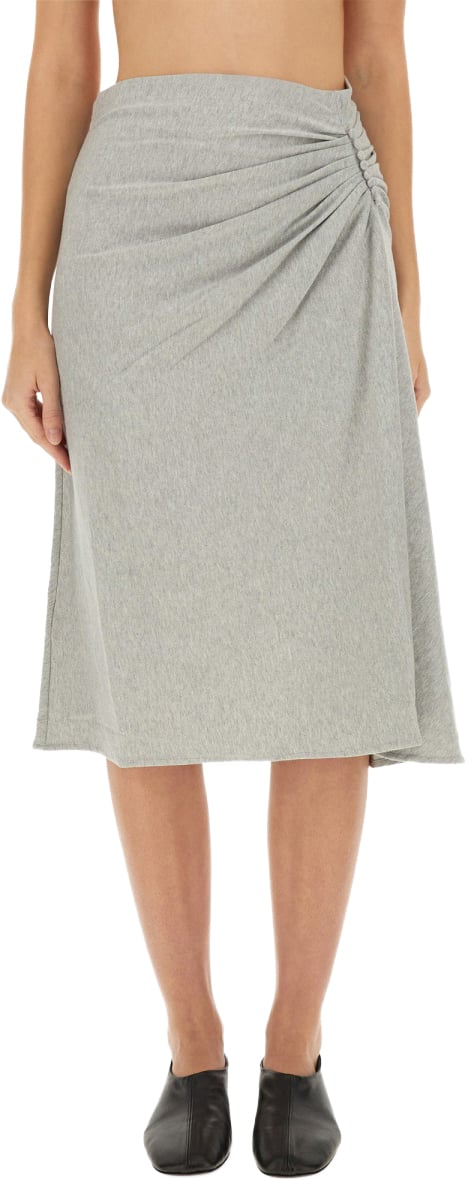 Dries van Noten DRAPED "HEVIRA" SKIRT Grijs