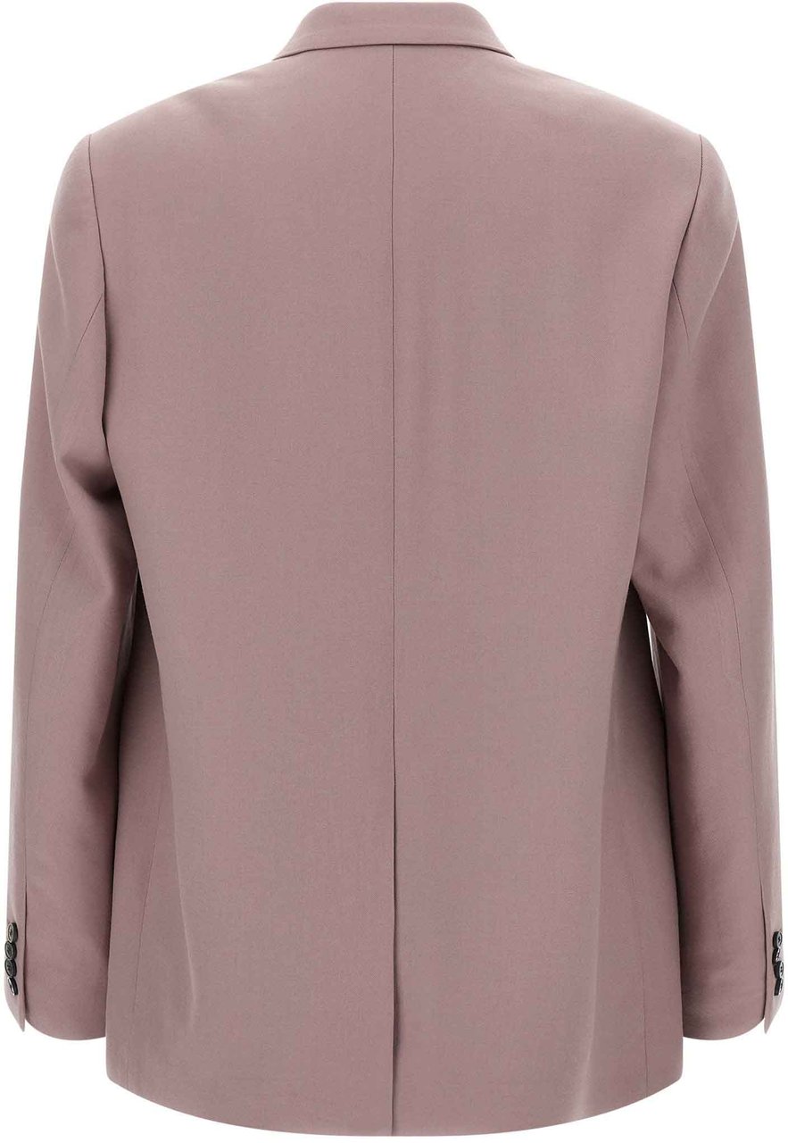Dries Van Noten Purple Wool Blazer Paars