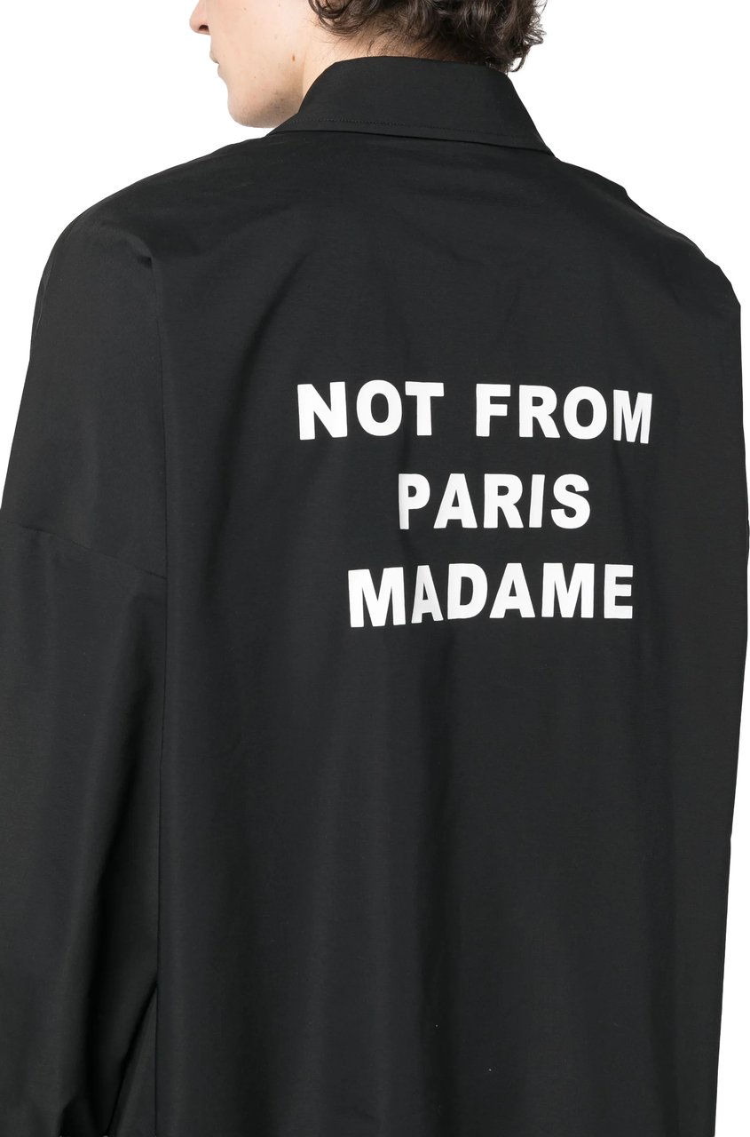 Drôle de Monsieur Jackets Black Zwart