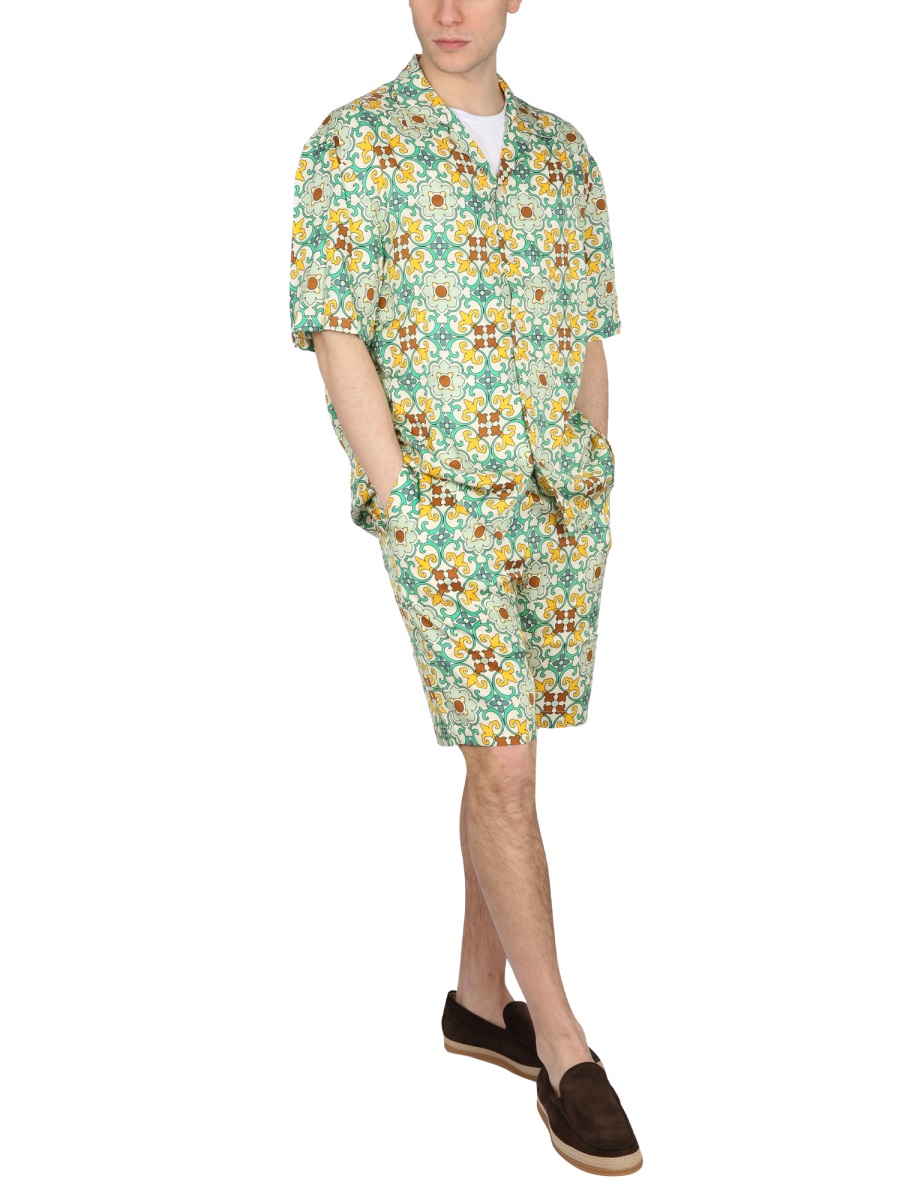 Drôle de Monsieur BERMUDA FAIENCE Groen