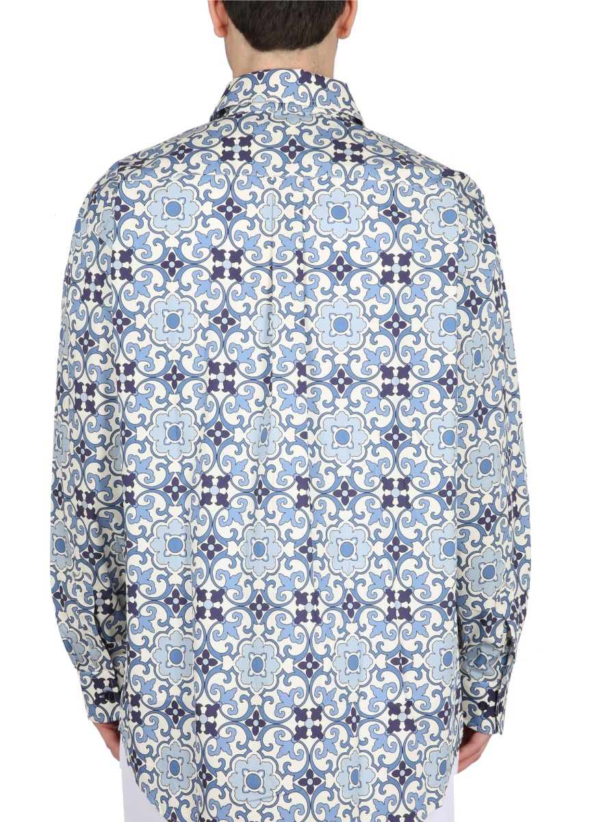 Drôle de Monsieur FAIENCE SHIRT Blauw