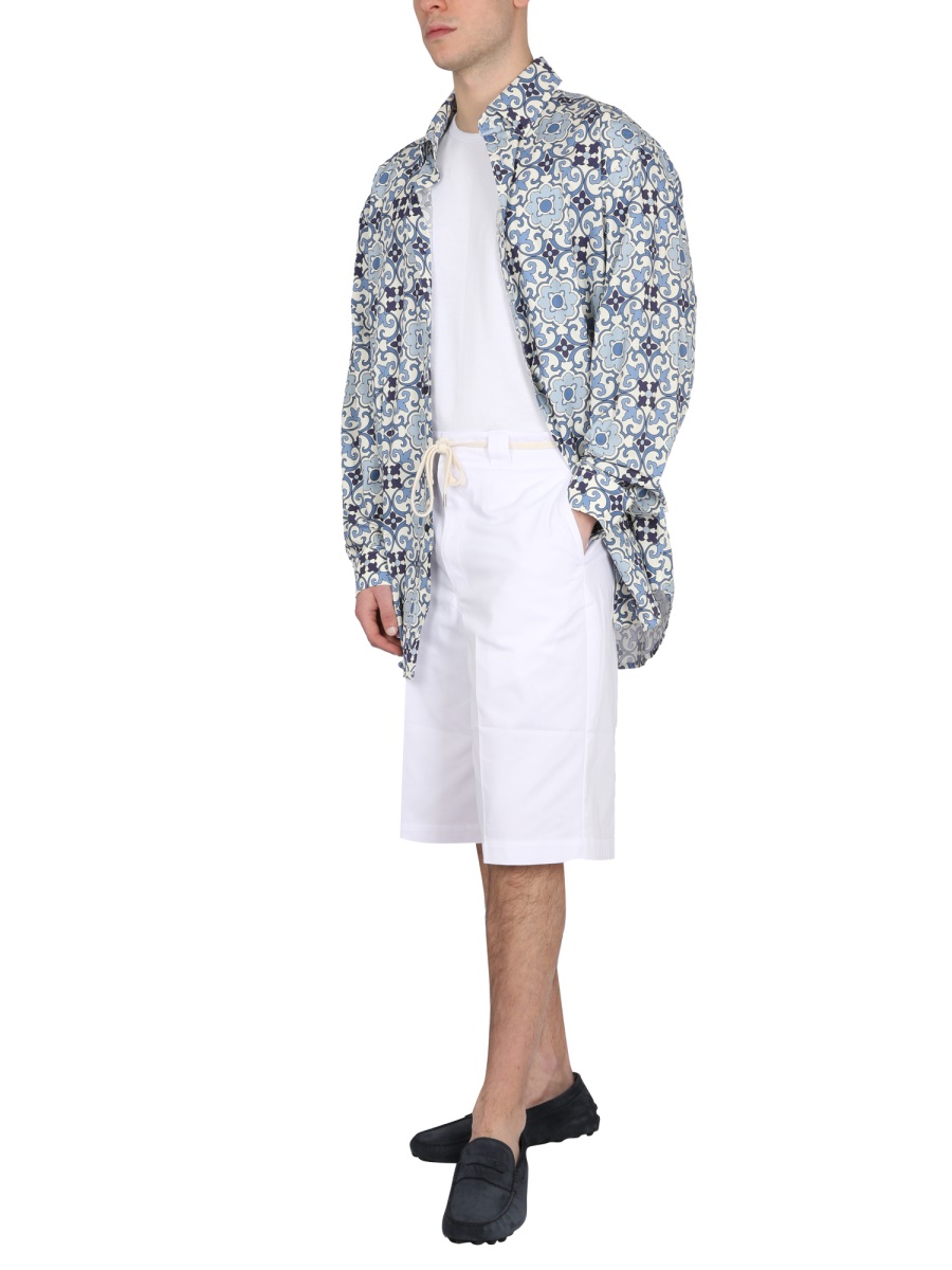 Drôle de Monsieur FAIENCE SHIRT Blauw