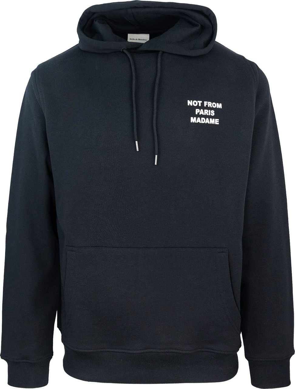 Drôle de Monsieur Black Slogan Sweatshirt Zwart