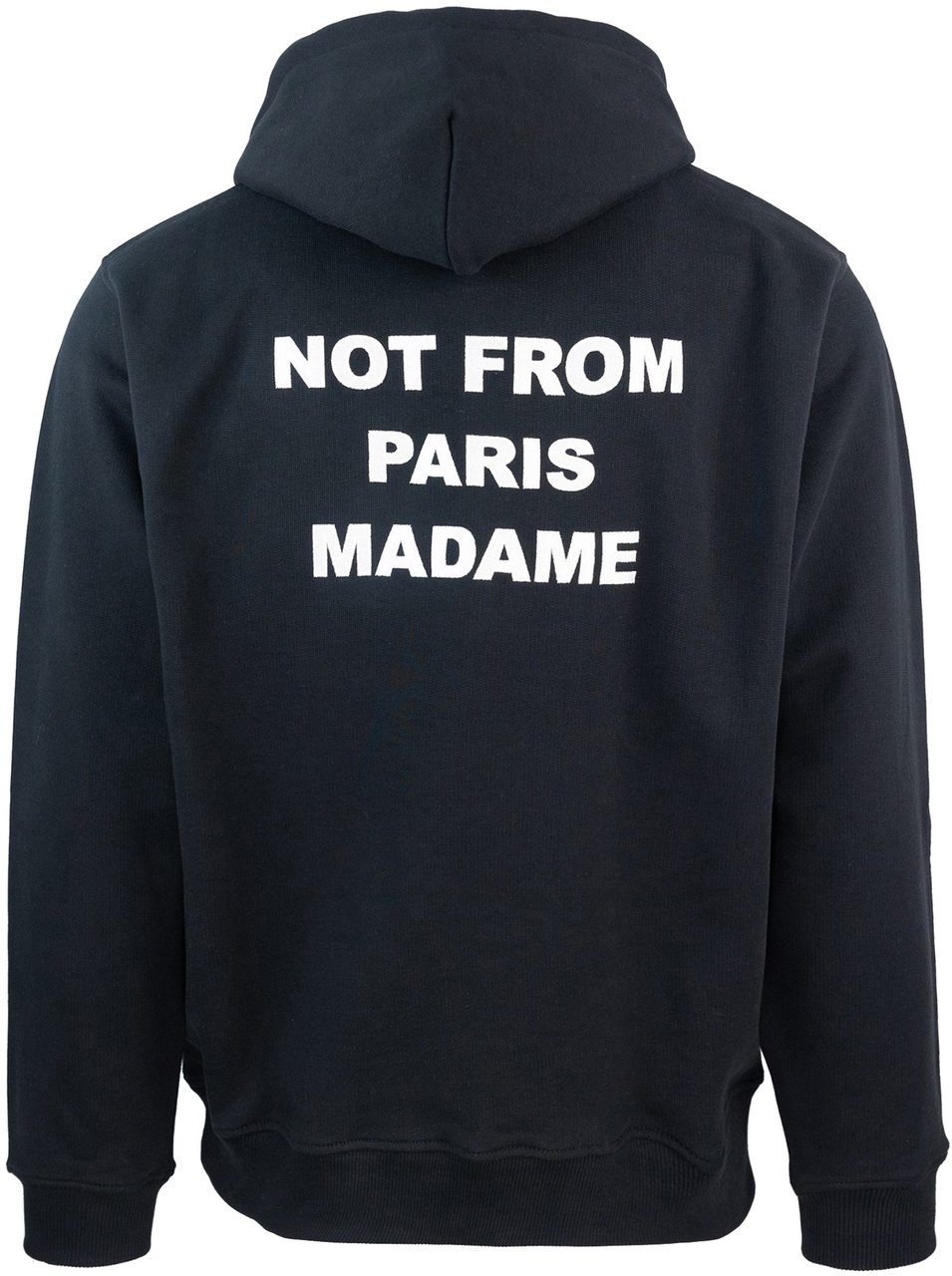 Drôle de Monsieur Black Slogan Sweatshirt Zwart