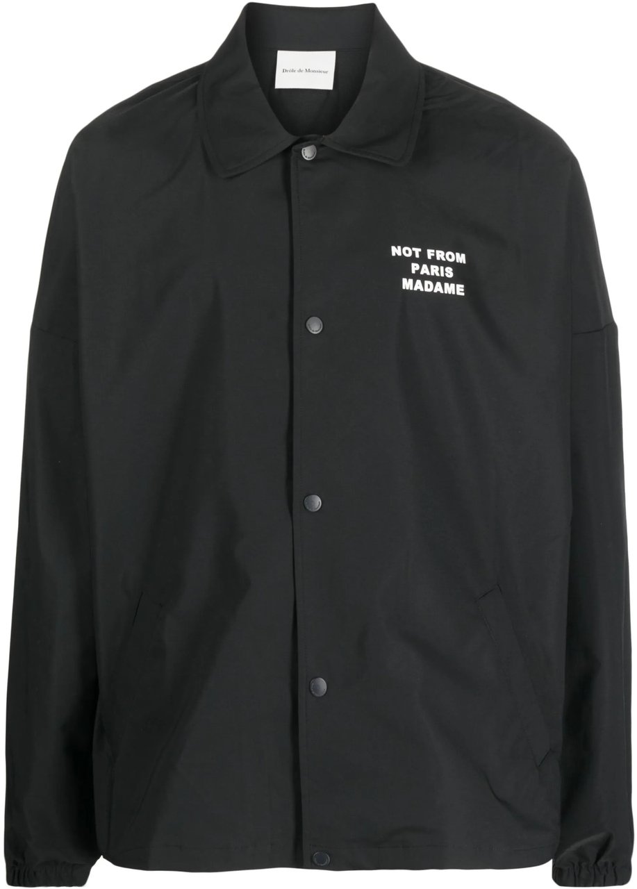 Drôle de Monsieur Jackets Black Zwart
