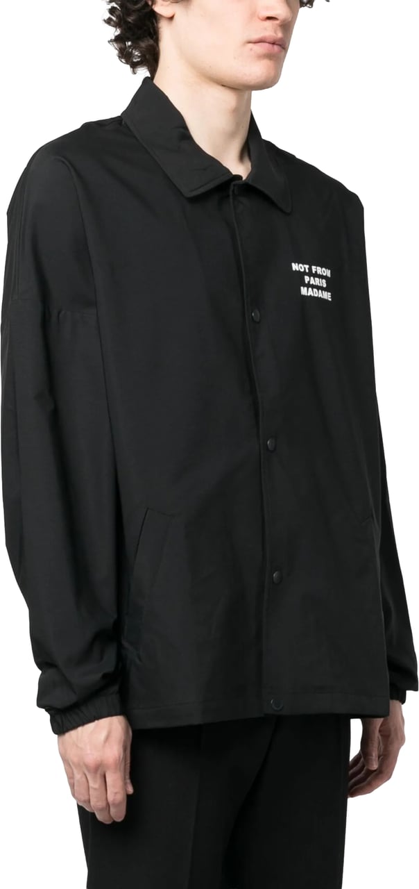 Drôle de Monsieur Jackets Black Zwart