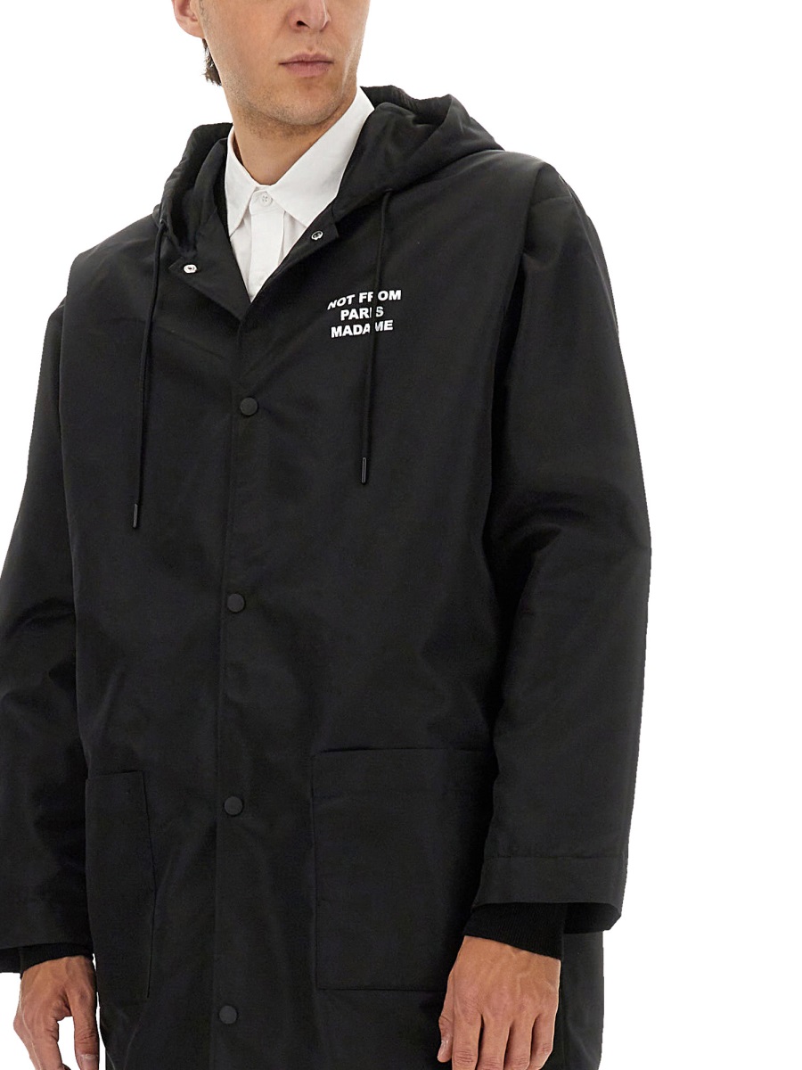 Drôle de Monsieur HOODED PARKA Zwart