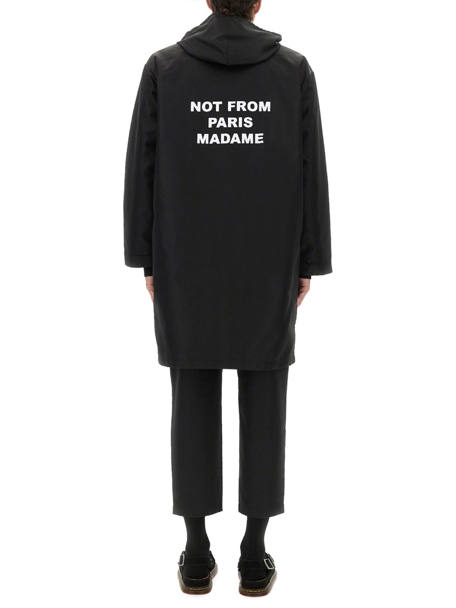 Drôle de Monsieur HOODED PARKA Zwart