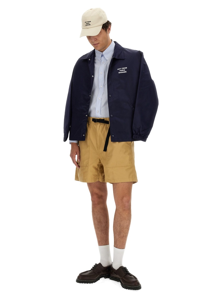 Drôle de Monsieur "SLOGAN" JACKET Blauw