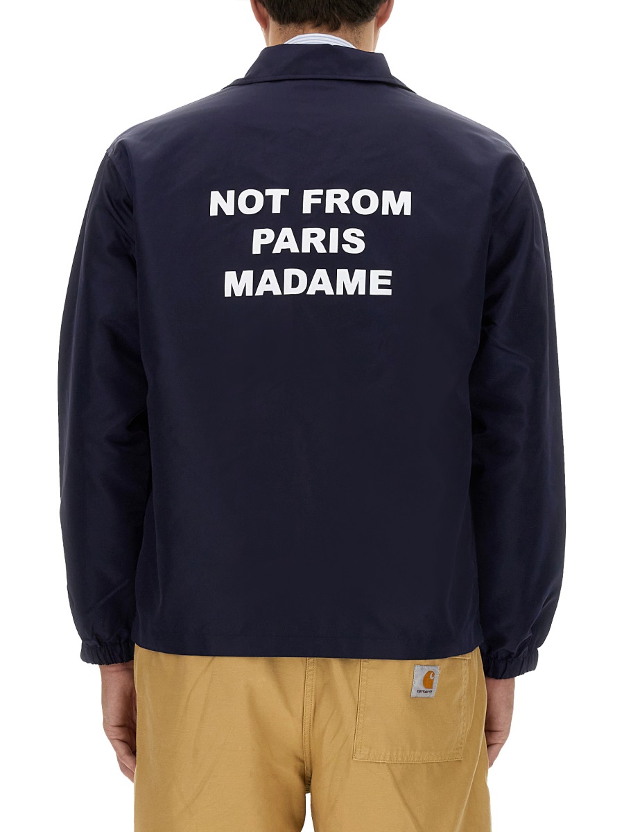 Drôle de Monsieur "SLOGAN" JACKET Blauw