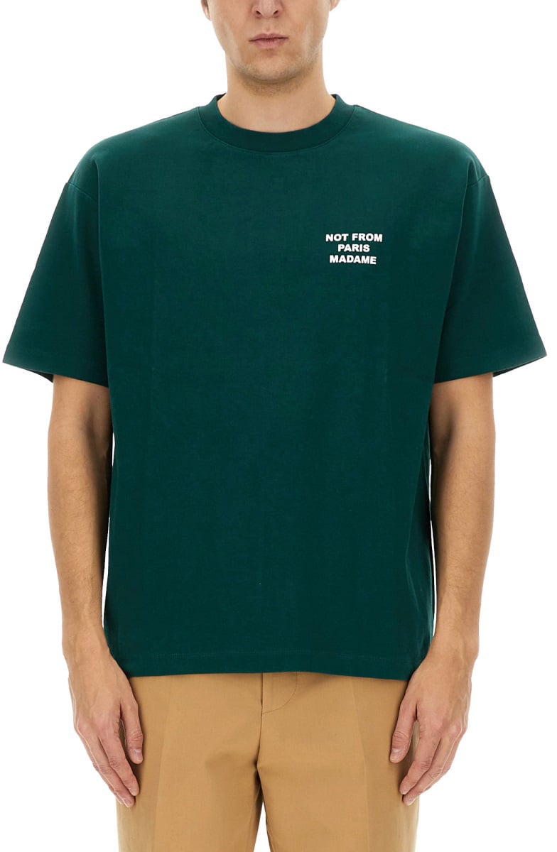 Drôle de Monsieur COTTON T-SHIRT Groen