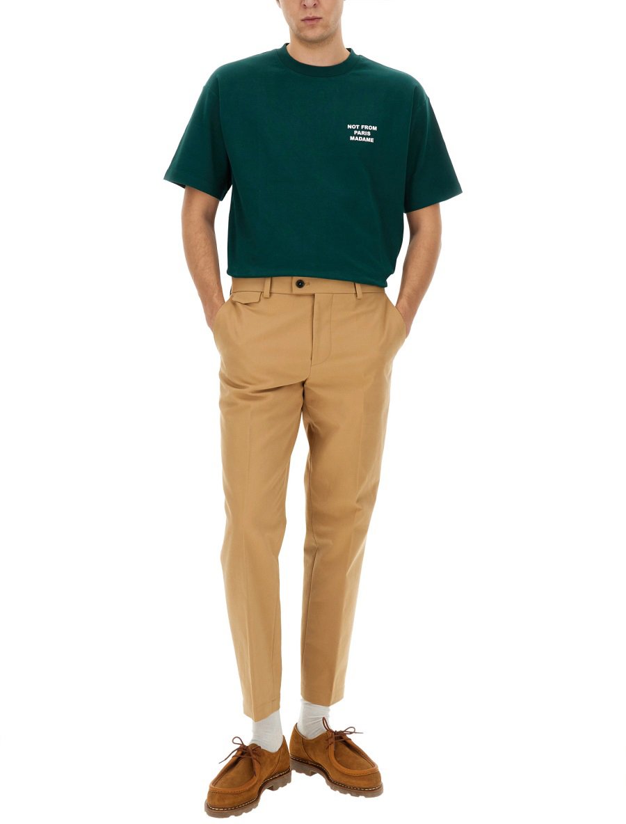 Drôle de Monsieur COTTON T-SHIRT Groen