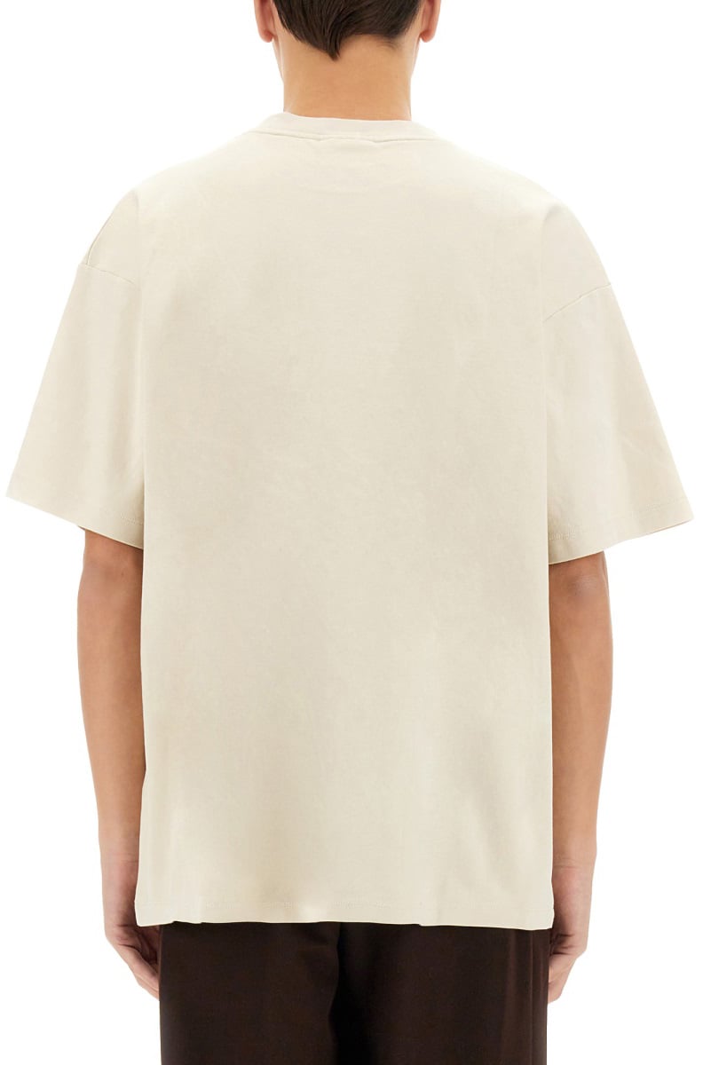 Drôle de Monsieur "SLOGAN" T-SHIRT Beige