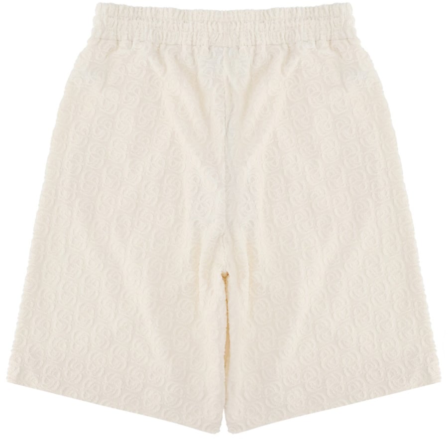 Drôle de Monsieur "MONOGRAMME" SHORTS Wit