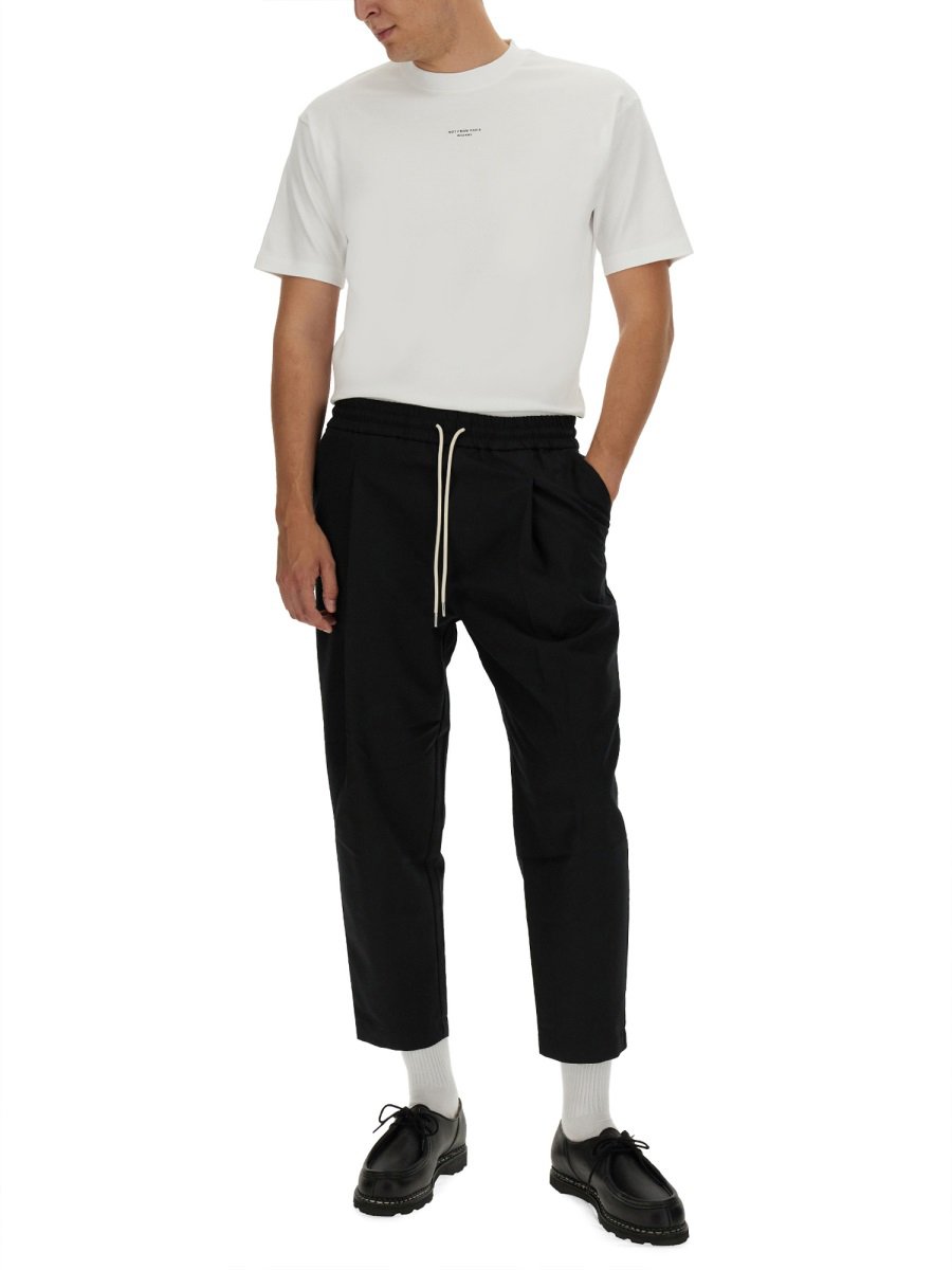 Drôle de Monsieur "SLOGAN" T-SHIRT Wit