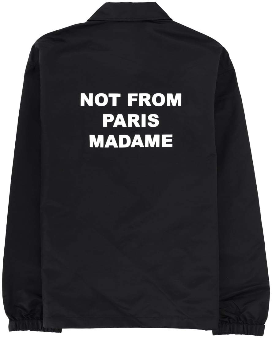 Drôle de Monsieur "SLOGAN" JACKET Zwart