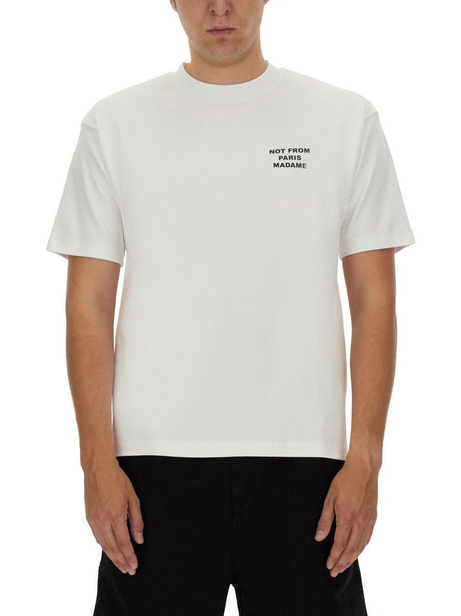 Drôle de Monsieur COTTON T-SHIRT Wit