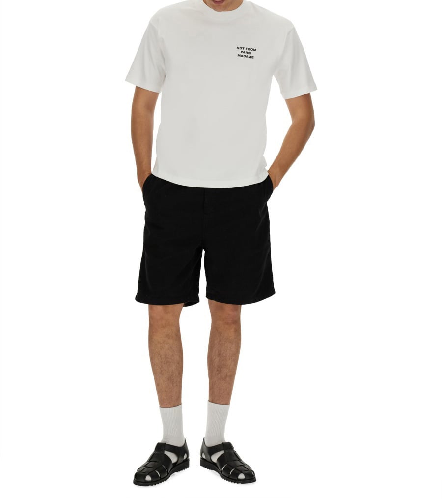 Drôle de Monsieur COTTON T-SHIRT Wit