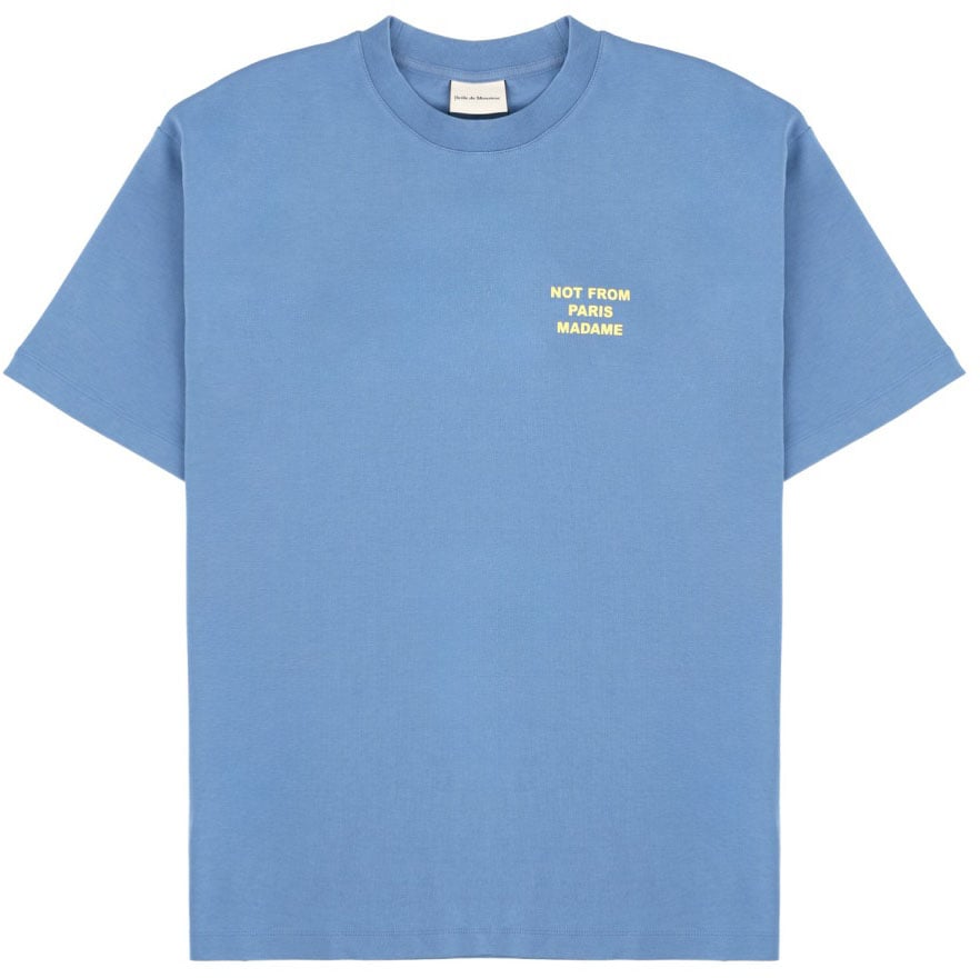 Drôle de Monsieur COTTON T-SHIRT Blauw
