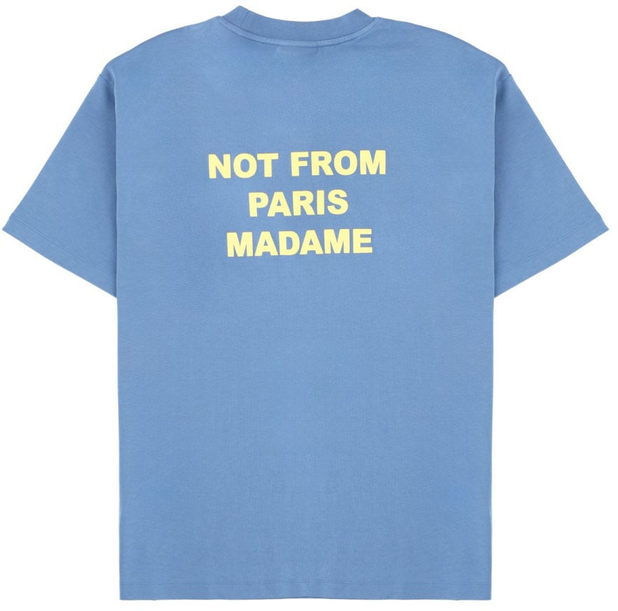 Drôle de Monsieur COTTON T-SHIRT Blauw