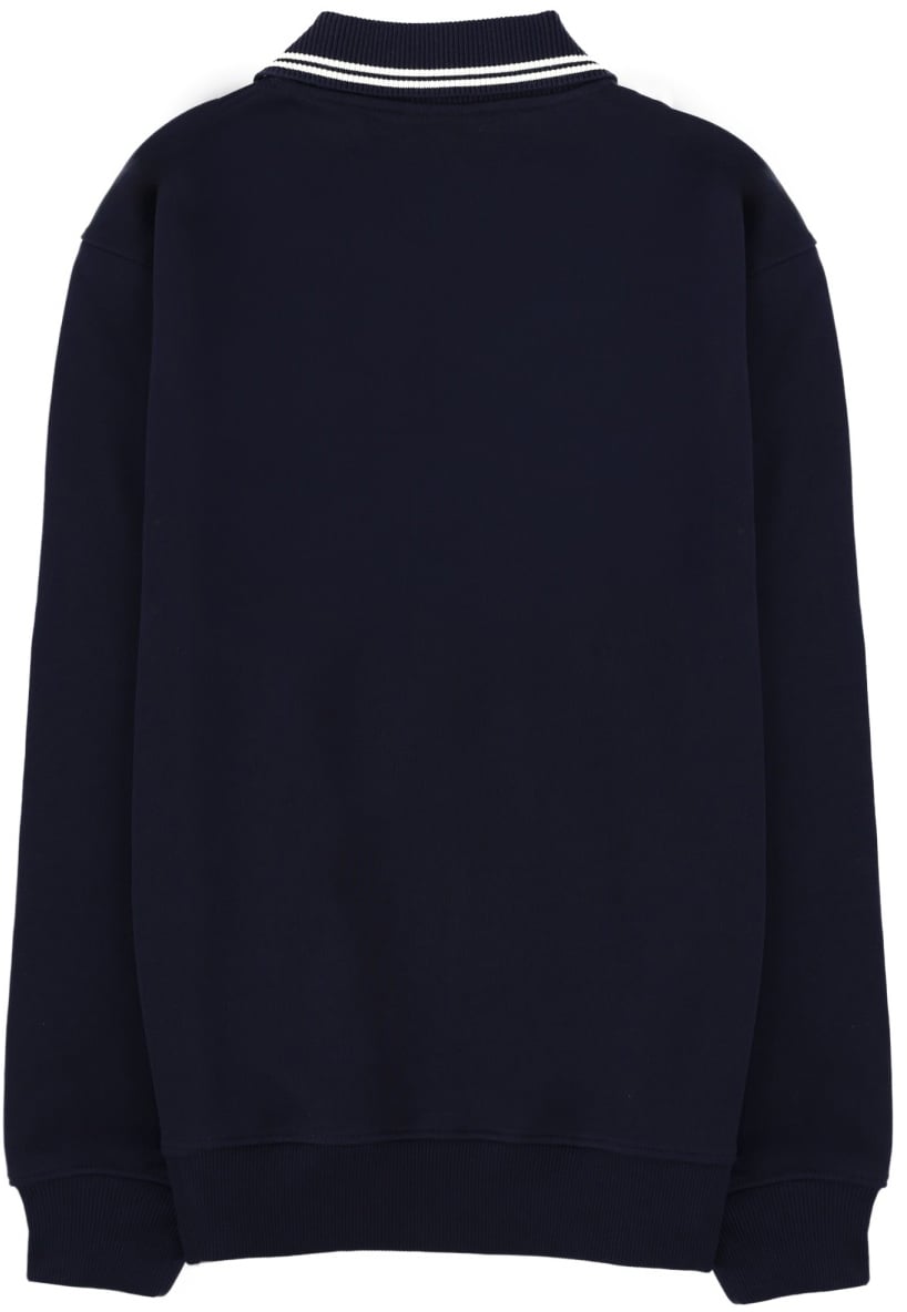 Drôle de Monsieur SWEATSHIRT POLO. Blauw