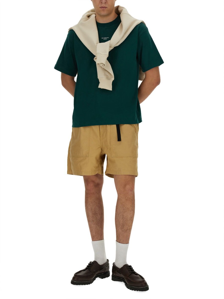 Drôle de Monsieur "SLOGAN" T-SHIRT Groen