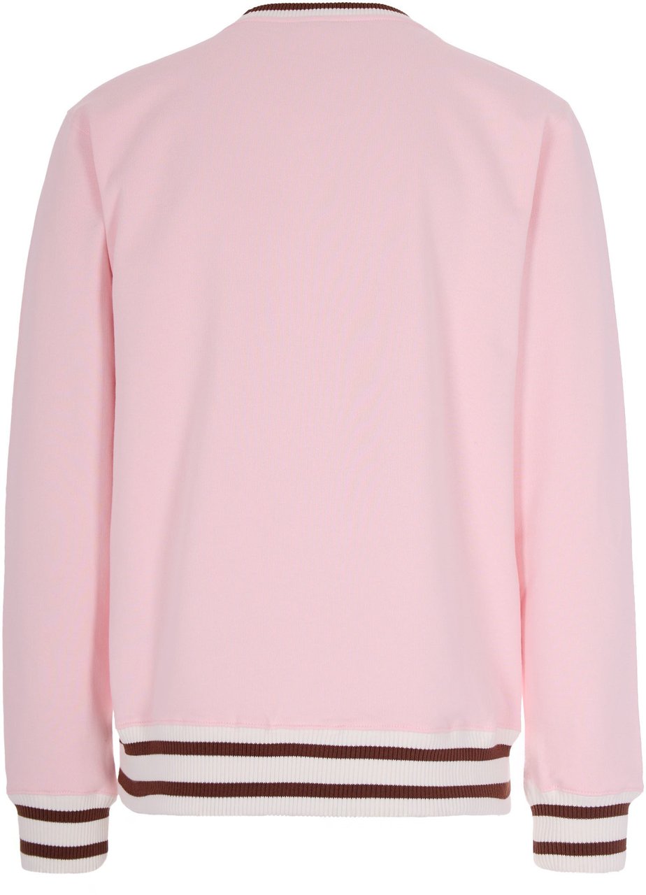 Drôle de Monsieur French Terry Sweatshirt with Slogan Print Neutraal