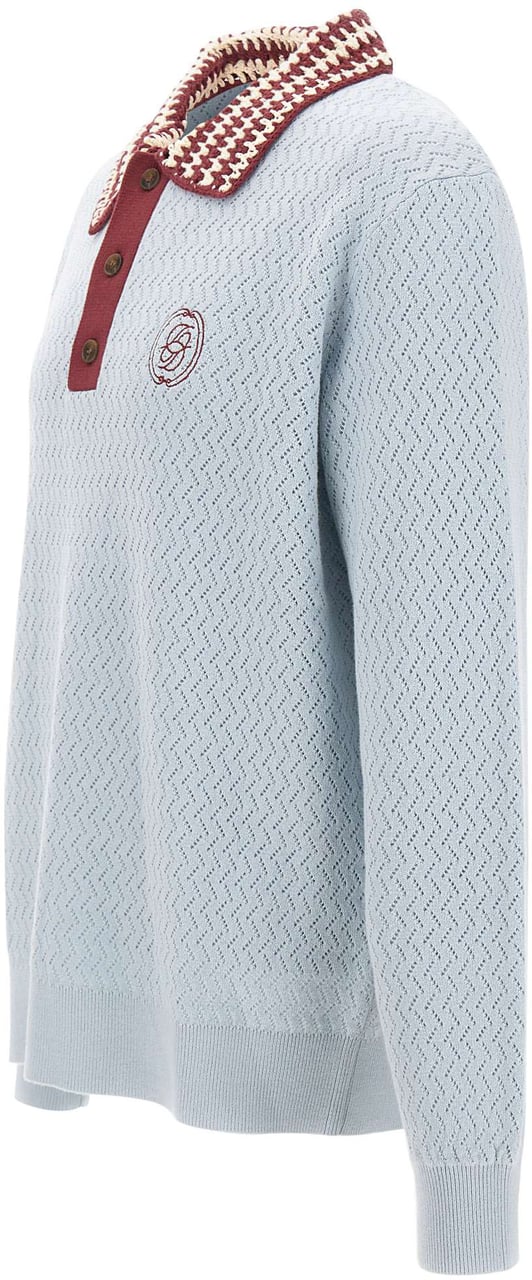 Drôle de Monsieur T-Shirts And Polos Light Blue Lichtblauw